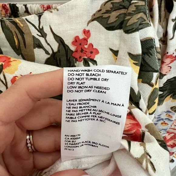 Faithfull the Brand floral linen top - Picture 8 of 11